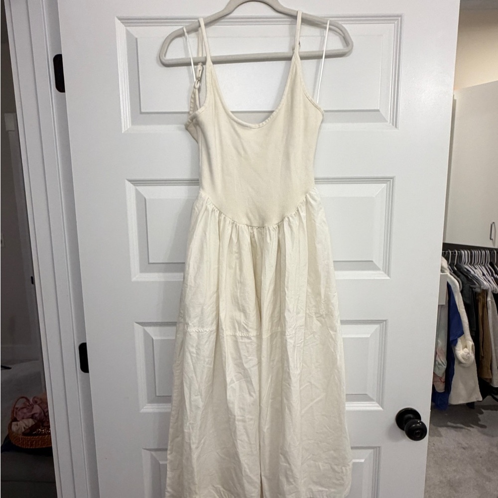 Free people scoop neck midi dress